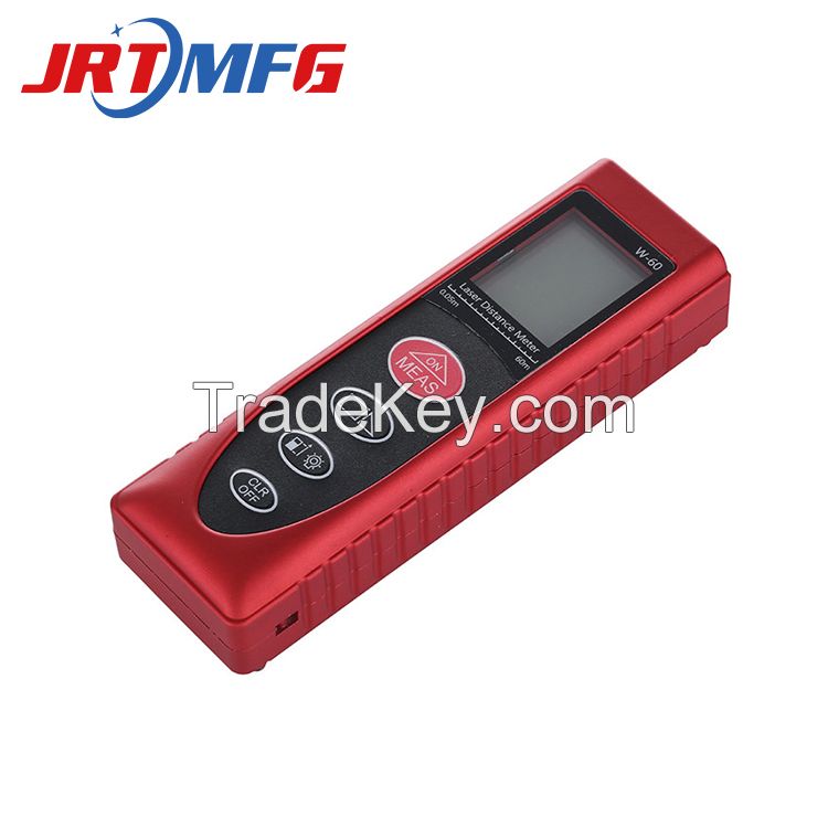 Handheld laser rangefinder rubber shell high precision infrared measuring room meter measuring instrument 0.05~40/60/80m make use of dry accumulator