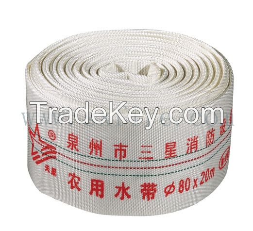 Chinese Provide Customized Services Certificate White Rubber Lining Fire Hose Reel Price