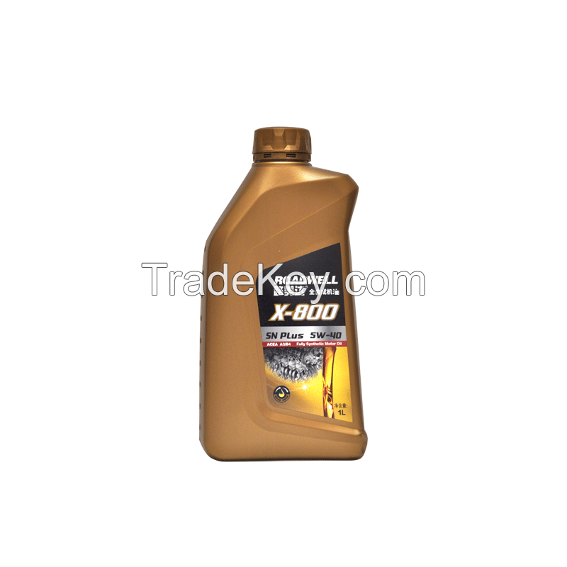 WELL Fully synthetic gasoline engine oil Sn plus 5W-40 vehicle model 1L 12 barrels / box