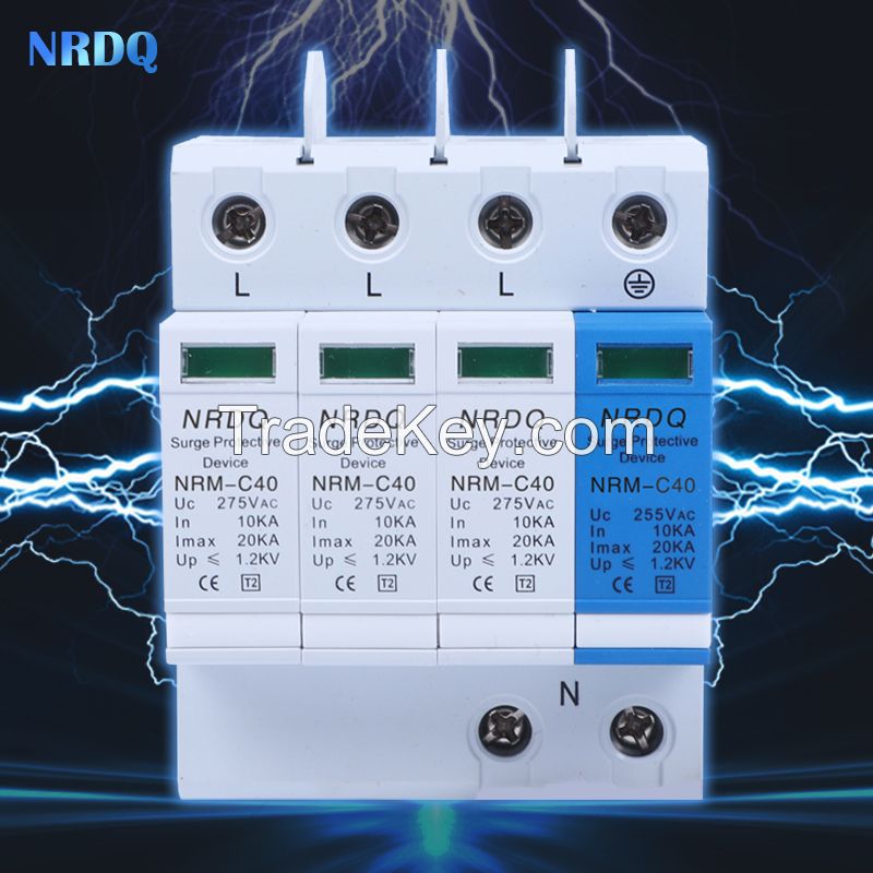 NRDQ Surge protector building low voltage main distribution cabinet outdoor distribution cabinet lightning arrester nrm-c40