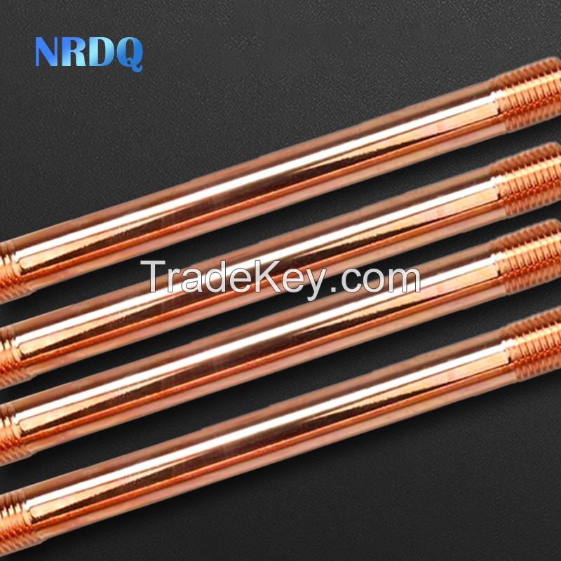 NRDQ  Copper clad steel grounding rod grounding wire grounding rod project lightning protection power galvanized grounding electrode pile nrtbg01