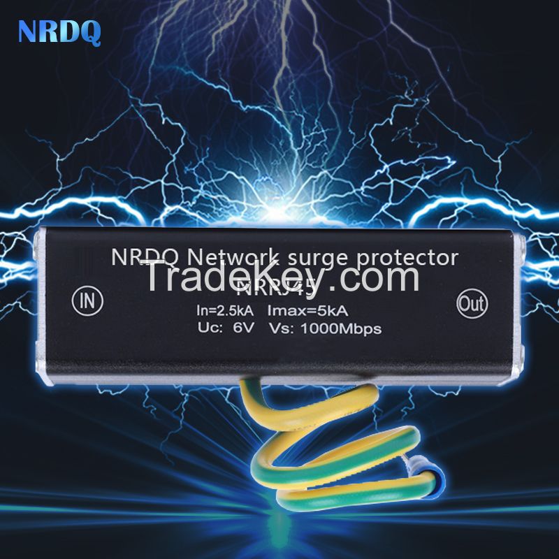 NRDQ NRRJ45 signal surge protector signal lightning arrester analog quantity lightning arrester instrument signal protector