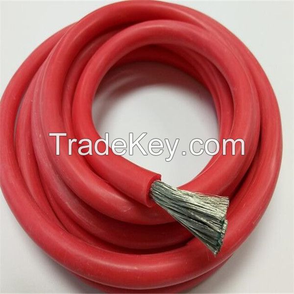 High flexible tinned copper wire conductor single core silicone rubber cable 180degree