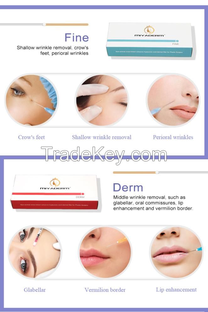 high quality 1ml hyaluronic acid dermal filler