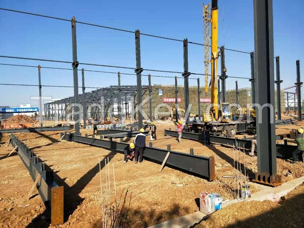 Light Steel Customized Size Steel Structure Prefabricated Hall