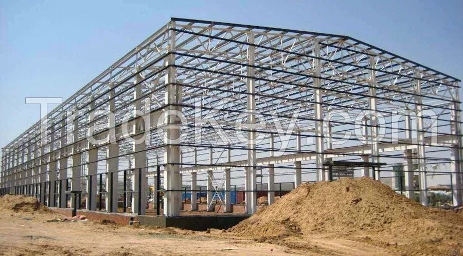 Metal frame structure prefabricated warehouse steel structure building