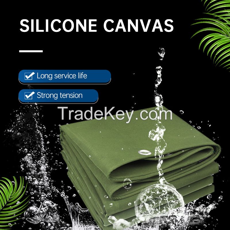  Outdoor Field Organic Silicon Canvas Strong Waterproof Light Weight Tarpaulin Hdpe Coated Tarpaulin