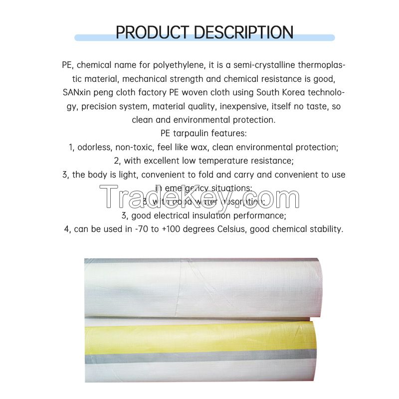 China PE Tarpaulin Tarpaulin Plastic Sheet With All Specifications