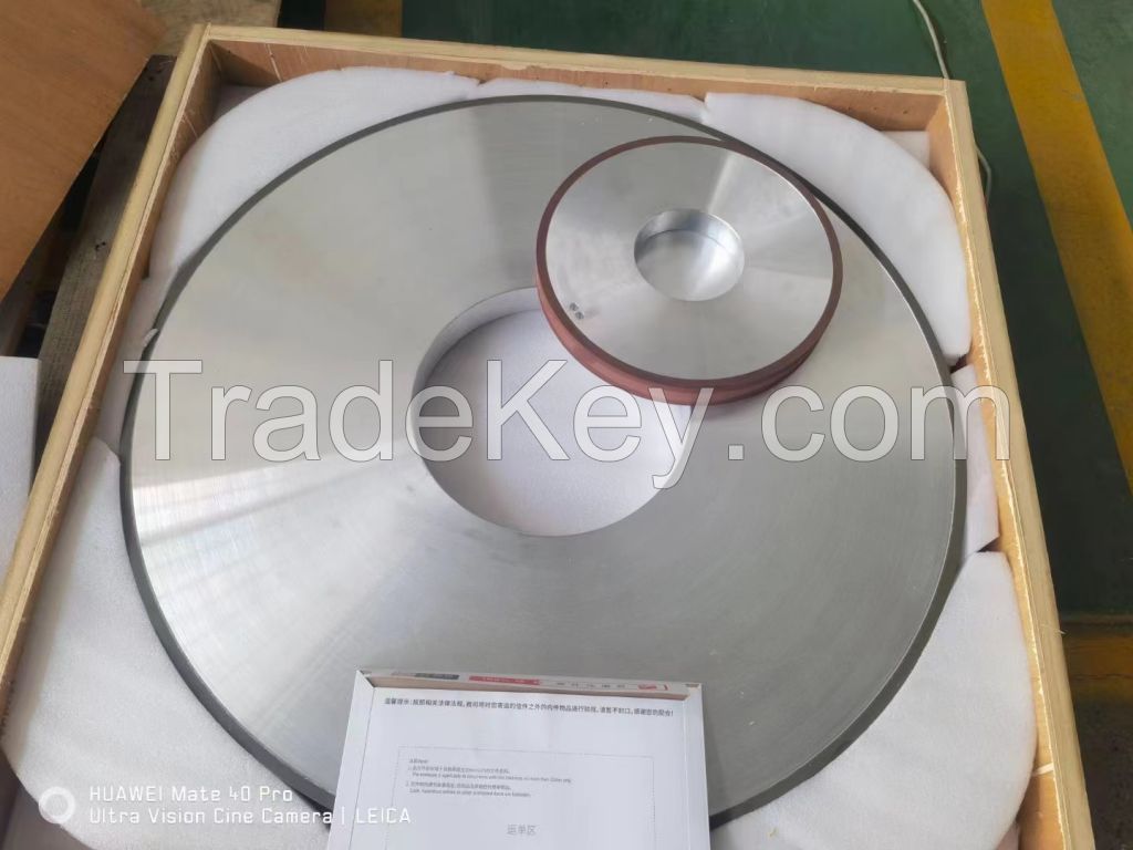 Diameter 900 mm Resin bond cylindrical grinding wheels for tungsten carbide coatings