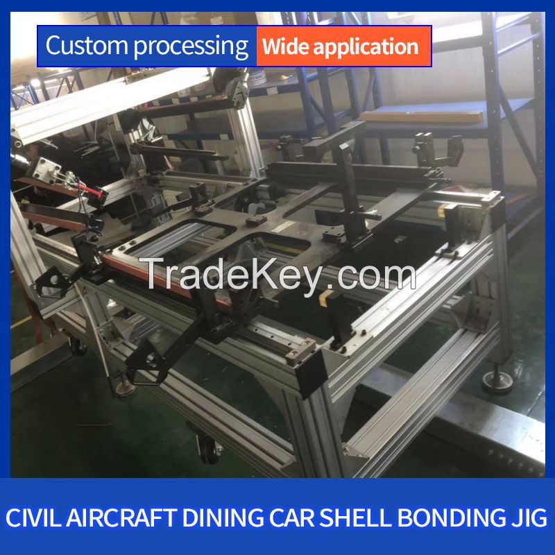 Civil aircraft dining car shell bonding fixture, used for the production of dining car shell, contact customer service according to the need to customize