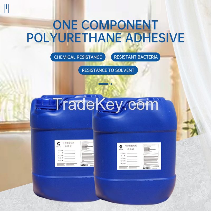 One component polyurethane adhesive