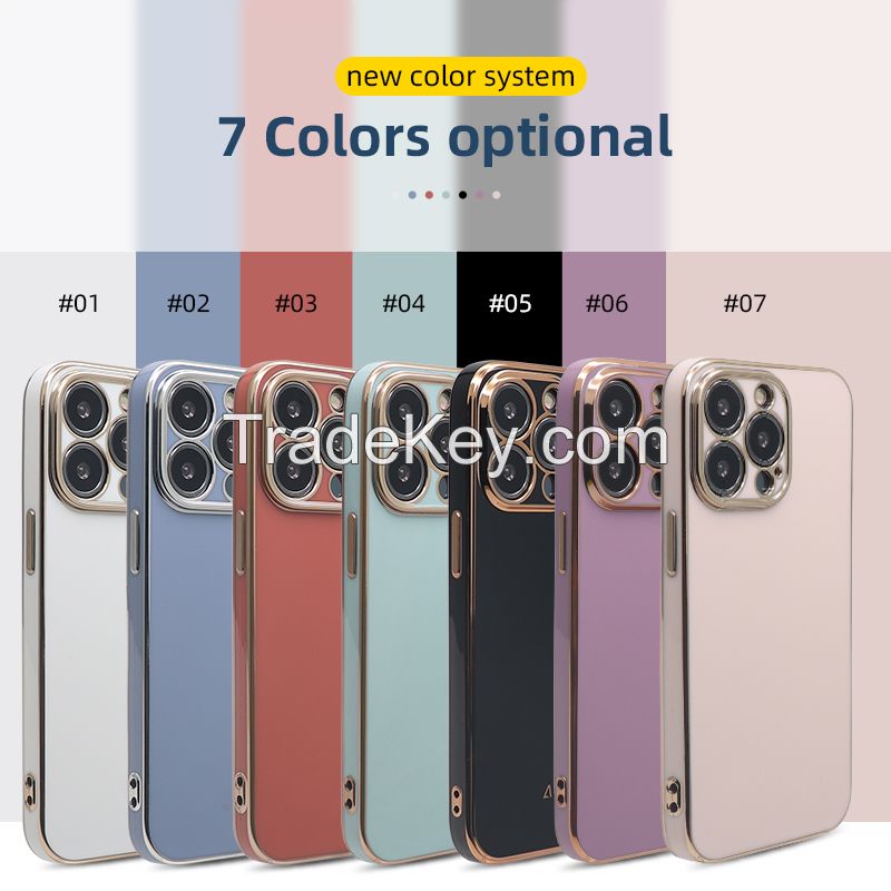 6D electroplated phone case soft shockproof phone coverfor iphone 11 12 13 14 promax