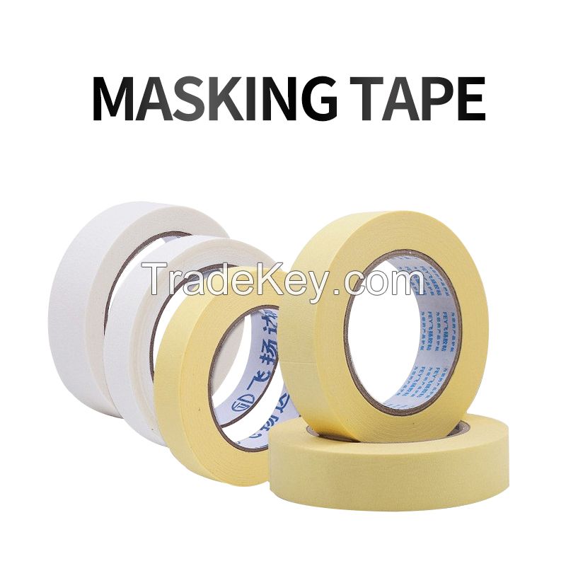 (one 50m) single sided high viscosity paper tape manufacturer wholesale customized Beige textured paper tape. Please contact customer service before ordering