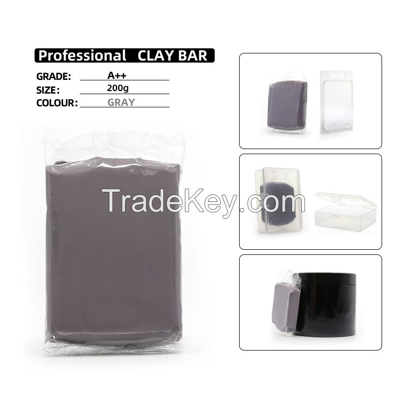 200g grey auto detailing clay bar car care cleaning tool