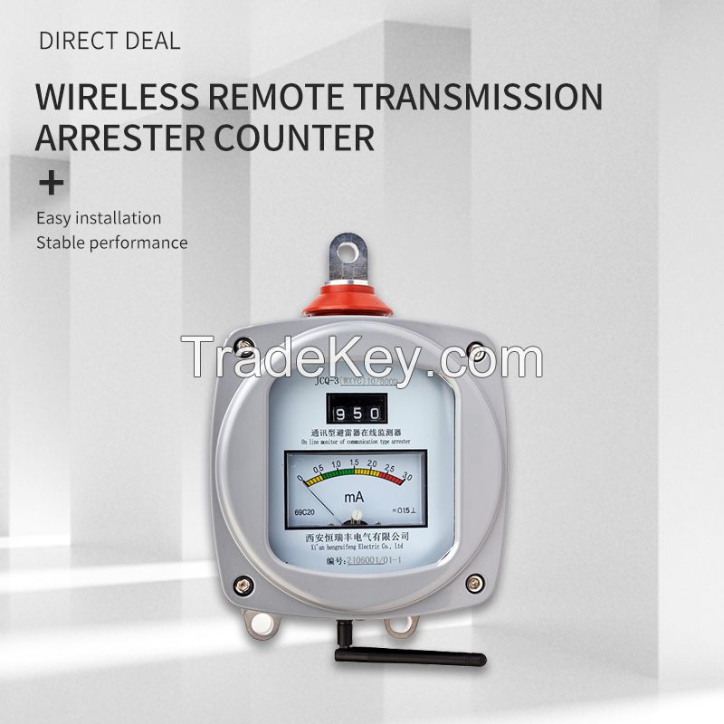 Wireless remote transmission arrester counter