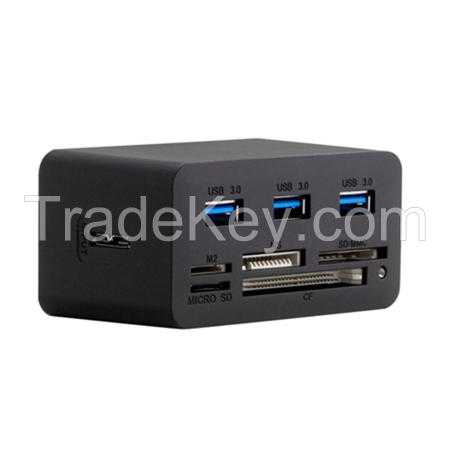 All-in-one USB 3.0 Card Reader and Hub Combo