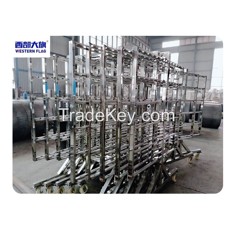 The hanging drying car is mainly for the drying processing of hanging materials, the material is optional, and the number of layers can be freely selected.