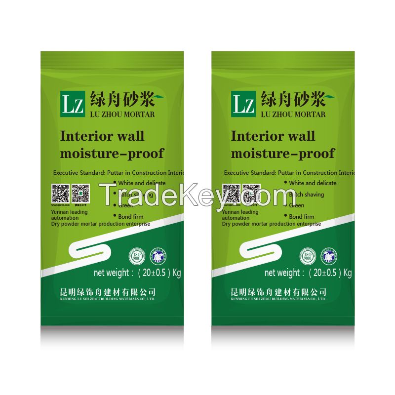 LU ZHOU Factory Supply Interior Wall Putty Powder Skim Coat For Wall Putty For Wall Rendering Before Painting 20kg