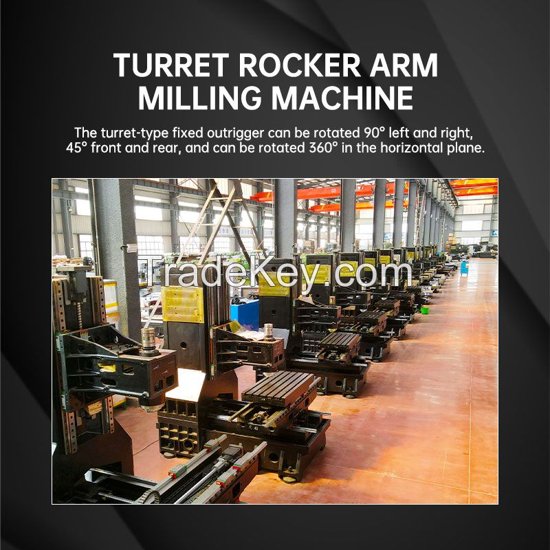 6HG-LW Turret rocker milling machine widely used in engineering machinery, hardware processing