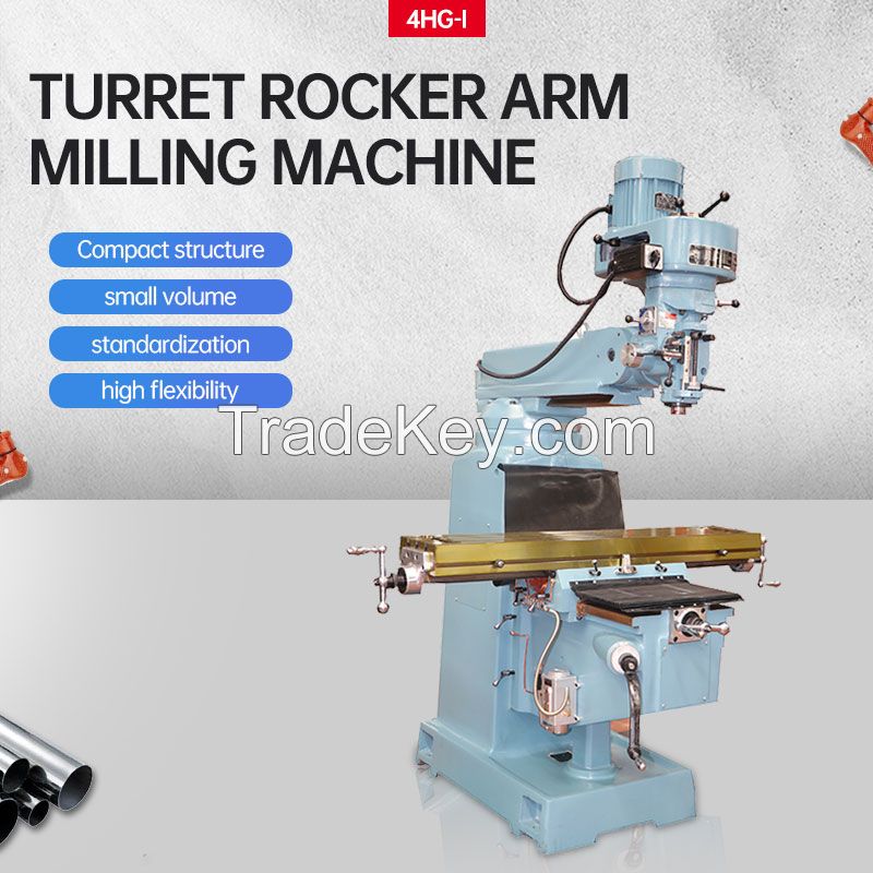 4HG-I Middle and small turret rocker milling machine has mature production process