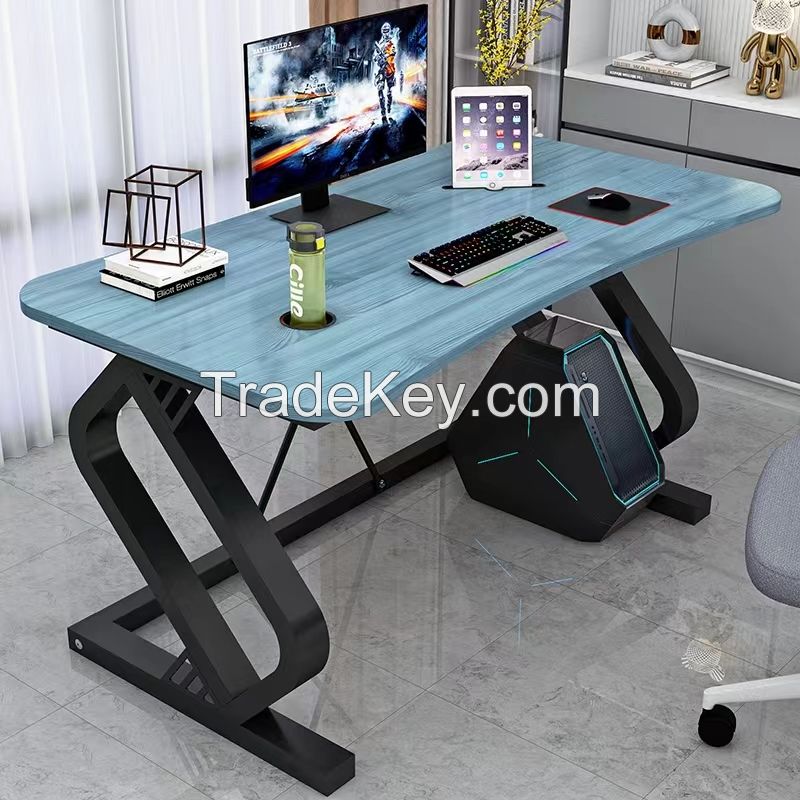 Economical desk with cup holder and mobile card slot for household desktop computer