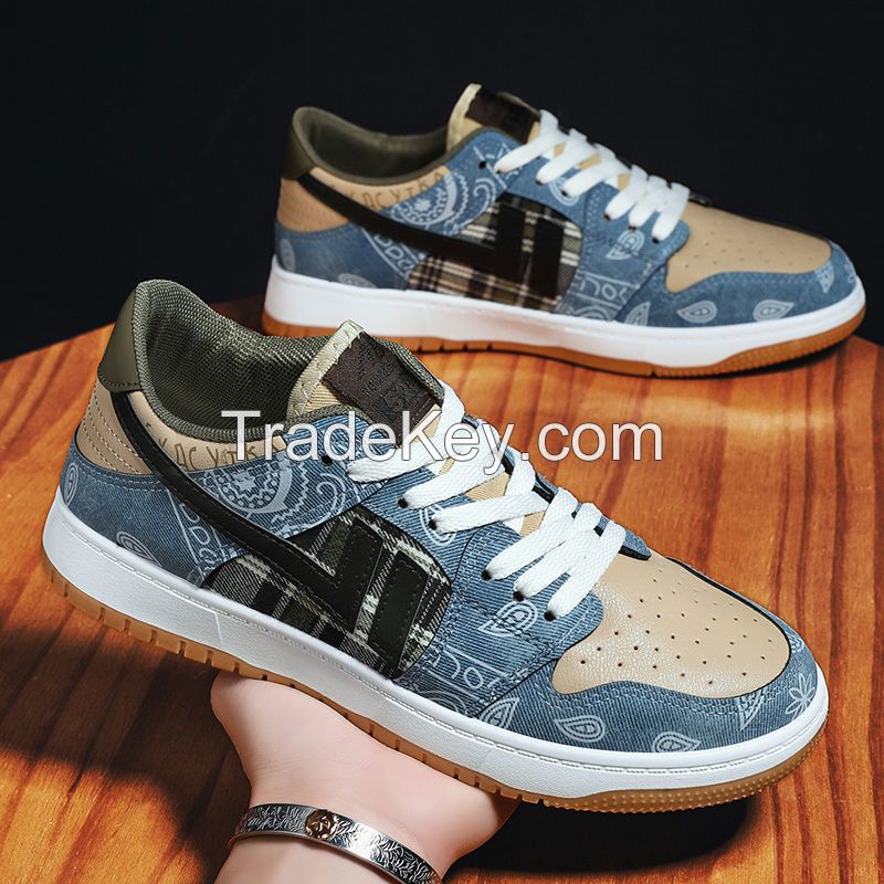 Men's shoes casual shoes flying woven stock shoes supply vulcanized shoes children's shoes foreign trade