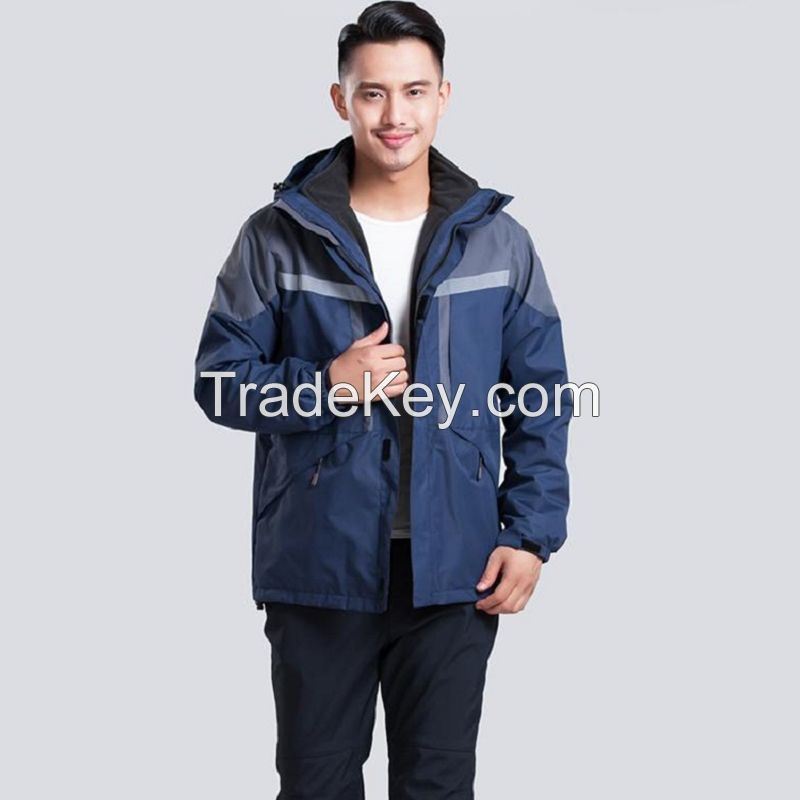 Fully heat-sealed rubber jacket+ZD-H4 reflective fleece jacket jacket