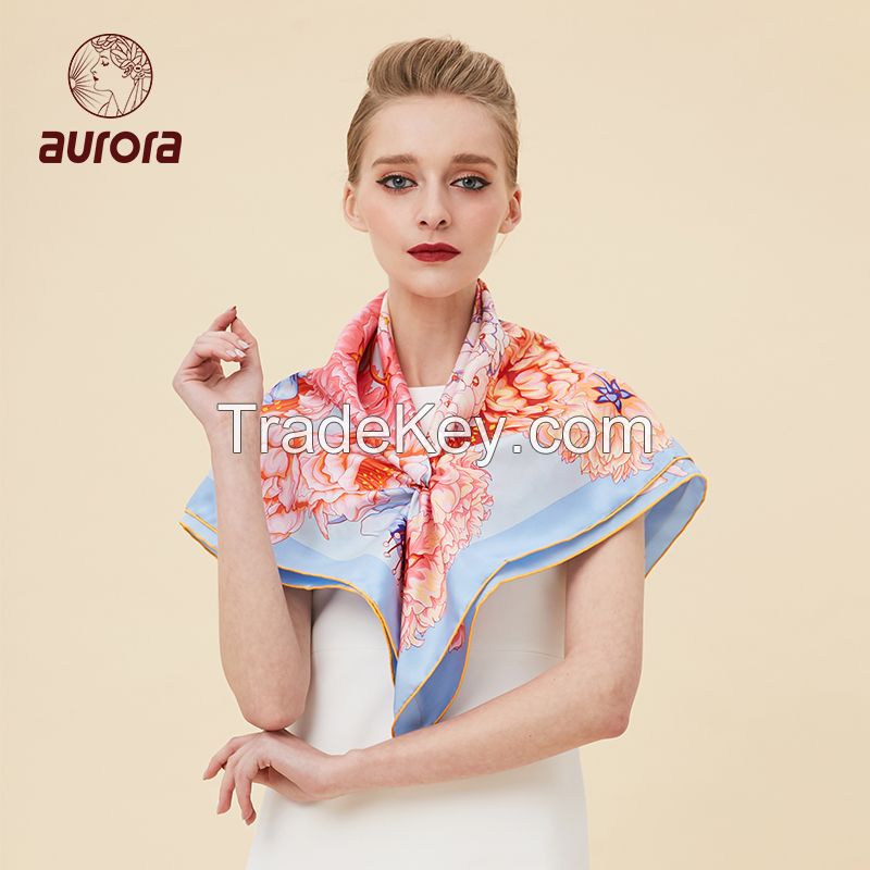 European and American style silk scarf