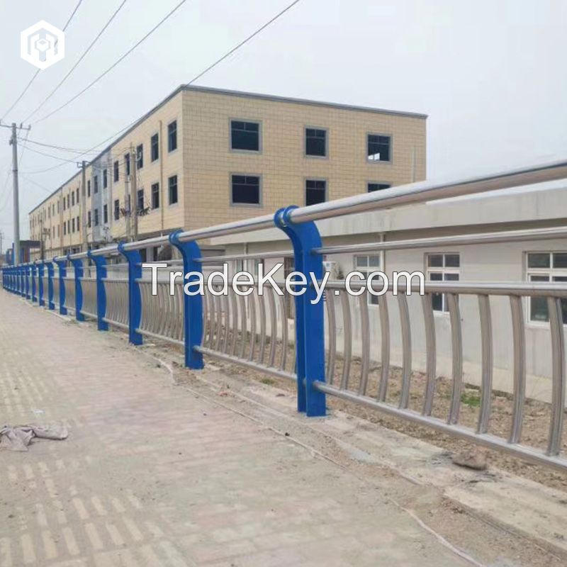 Stainless steel composite pipe bridge guardrail/customized as required, please contact customer service before placing an order