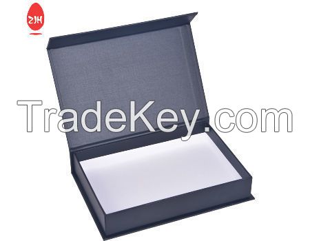 Senior gift box Custom black magnet folding paper packaging gift box with magnetic closed