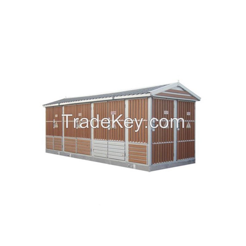 prefabricated substation european box type substation power transformer substation