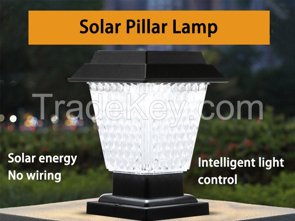 solar pillar lamp