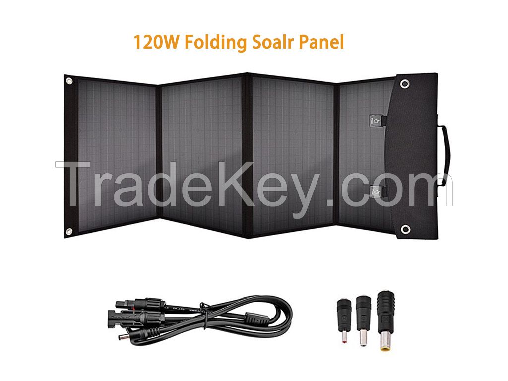 120W folding solar panel momo solar portable panel