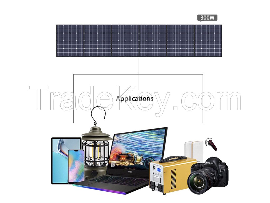 Portable hight efficiency Folding solar panel 100W 300W