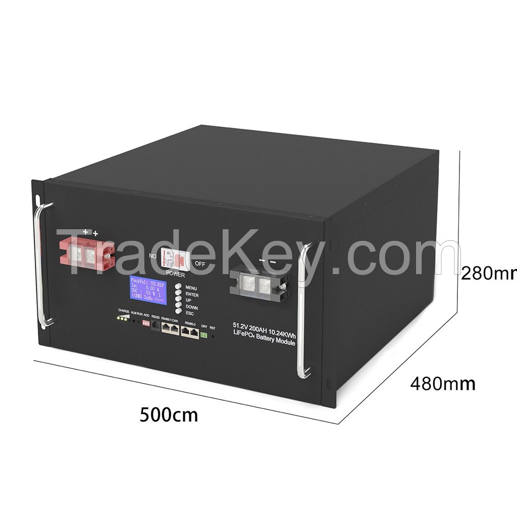 51.2V 50AH cabinet storage battery