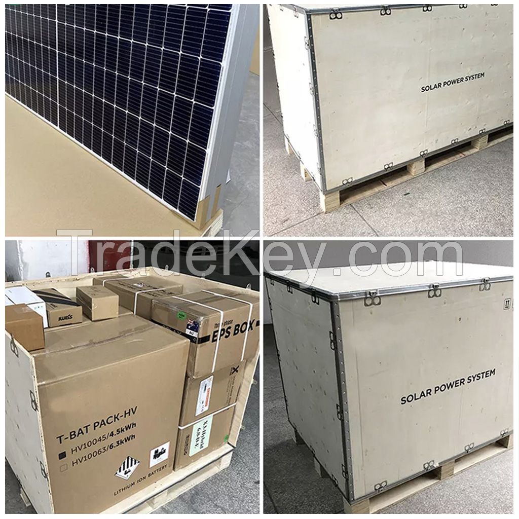 3kw Solar power system & wall-mounted battery for household