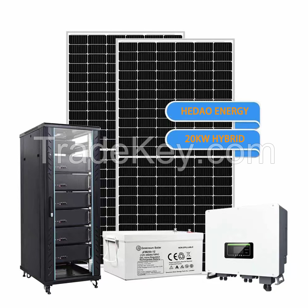 20kw off-grid solar power system 20kw solar panel system