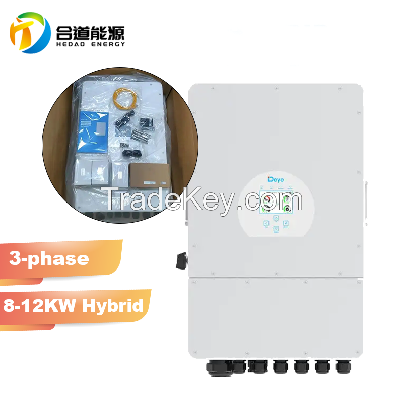 8KW-10KW Complete Solar system for home with DEYE hybrid inverter OEM/Customized