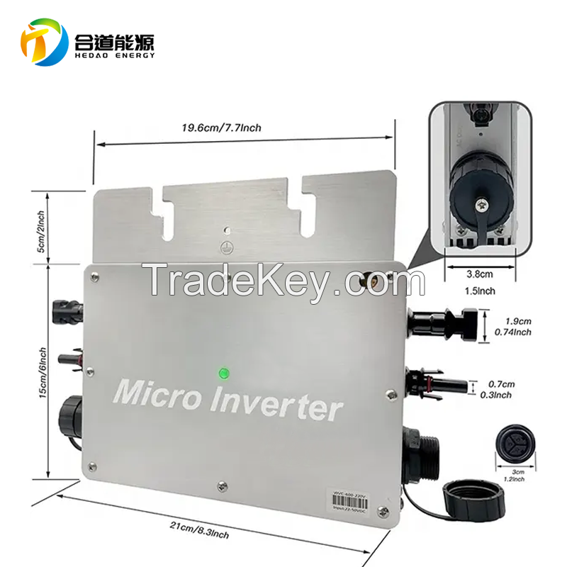 700W micro inverter ip65 waterproof microinverter MUST POWER INVERT Onduleur solaire  inverter