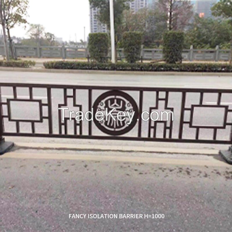 Road guardrails, barriers, municipal guardrails, anti-collision traffic barriers, facilities, temporary construction of highway fences, customized fence posts
