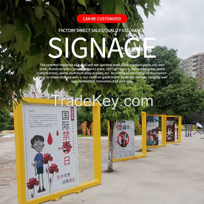  Department signs outdoor bulletin board spiritual fortress sculpture vertical village signs signs garage traffic signs customization