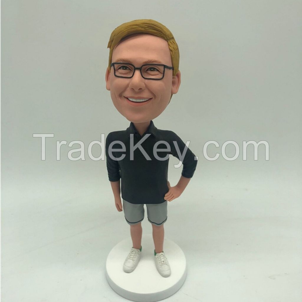 Personalized Bobblehead for Lover, Custom Bobble Heads of Couple, Personalized Clay Figurines