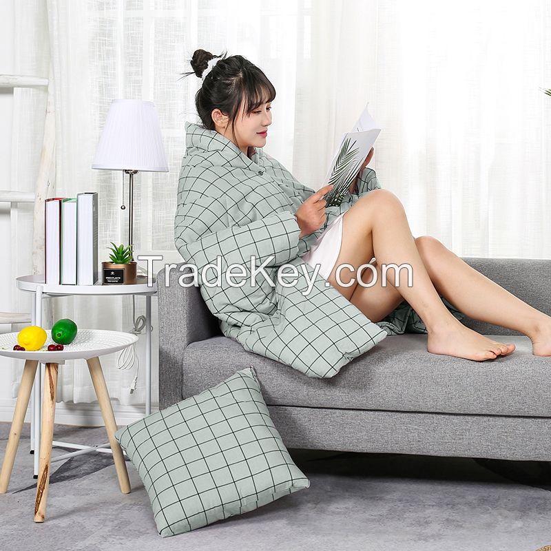 Washed multifunctional cushion quilt 40*40cm, open 120*150cm, 50*50cm, open 150*200cm