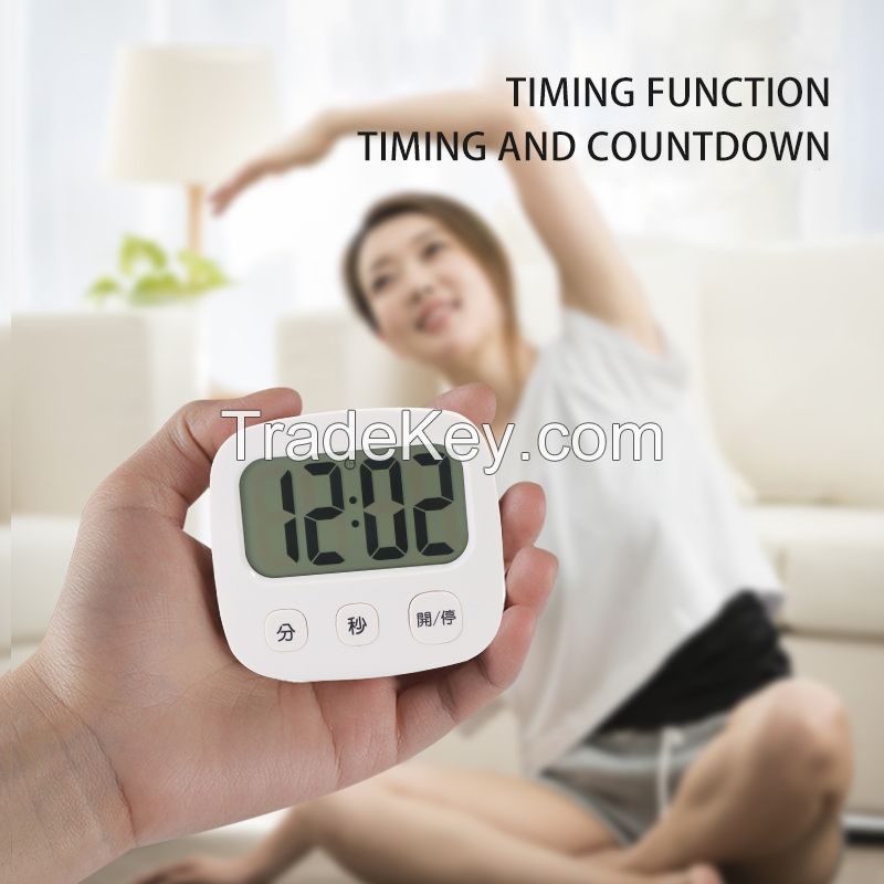 White Electronic Timer Simple & Stylish Timekeeping Clock