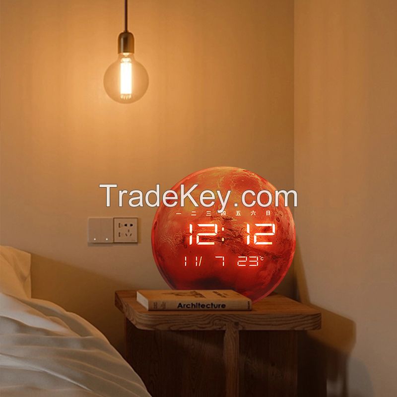 LED Planet Electronic Clock, Please Contact Me