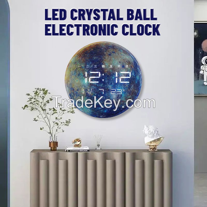 LED Planet Electronic Clock, Please Contact Me