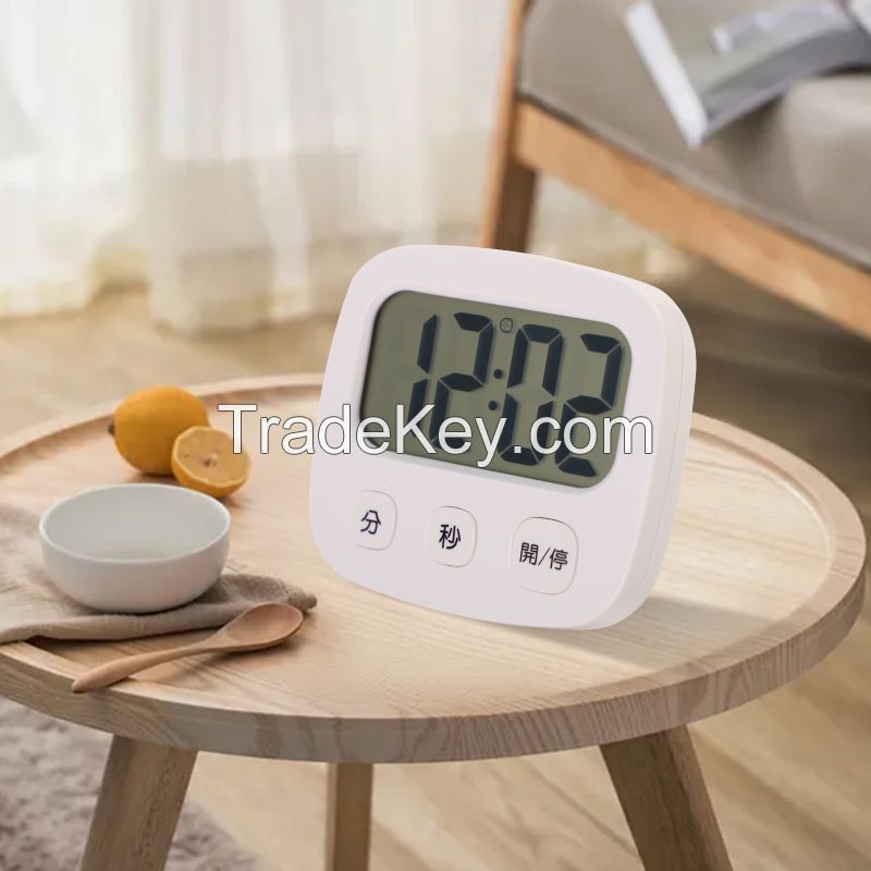 White Electronic Timer Simple & Stylish Timekeeping Clock