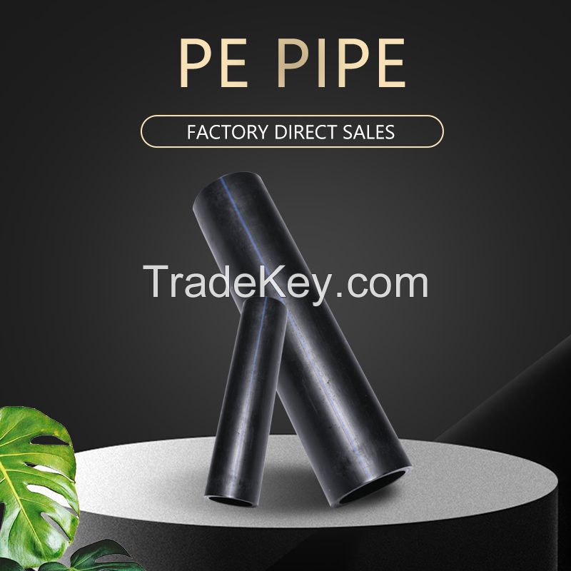 JIHANG PIPE  Plastic PE Pipes Hot Sale Low Price Black Blue Color PN16 PE100 Plastic Water Pipe PE HDPE Pipe DN20-560