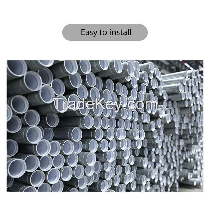 JIHANG PIPE  Plastic lined composite steel tube pipe for supply water and fire DN15-DN300