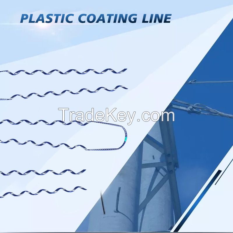  Plastic coated binding wire double tension clamp is suitable for the installation of insulated wires
